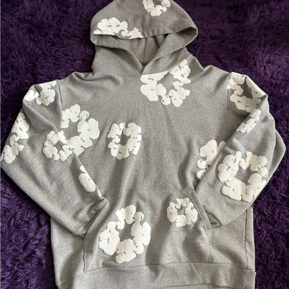 Gray Denim Tears Hoodie